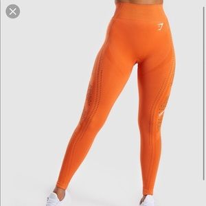 NWT burnt orange flawless knit leggings
